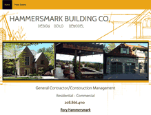 Tablet Screenshot of hammersmarkbuilding.com